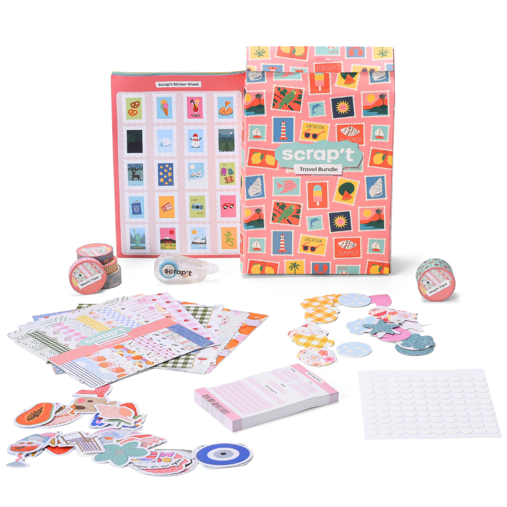 Travel Scrapbook Supplies Bundle