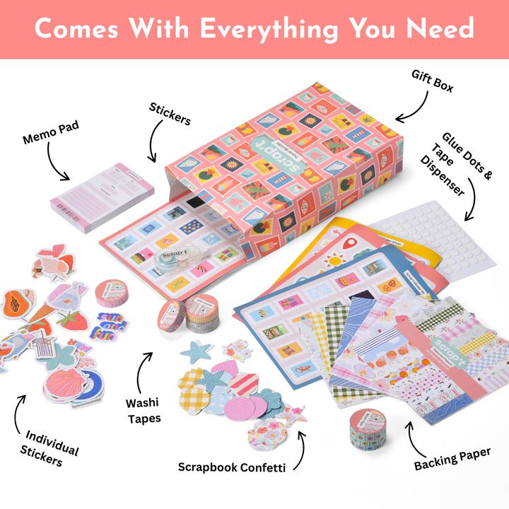 Travel Scrapbook Supplies Bundle