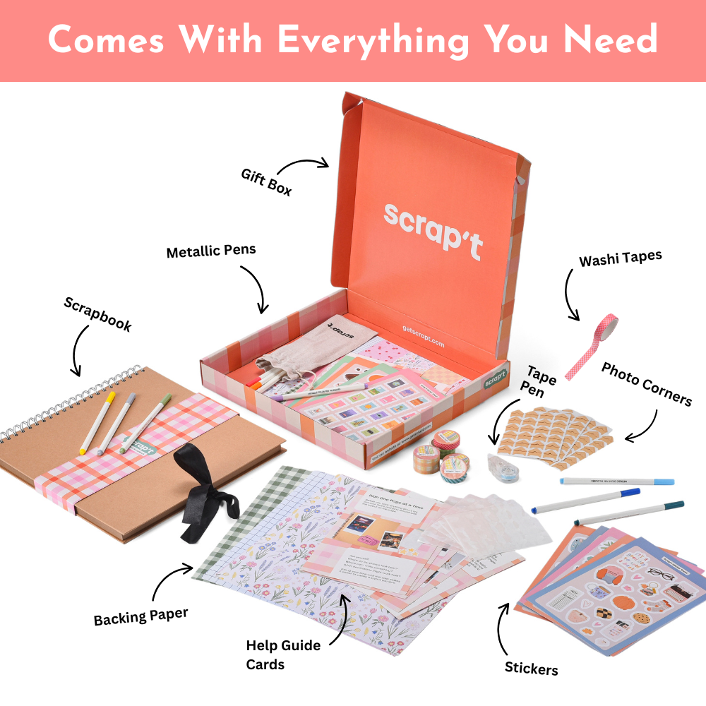 Scrapbook kit contents