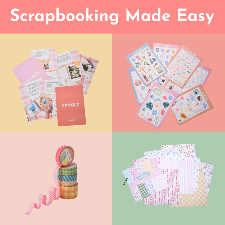 Scrapbook kit contents