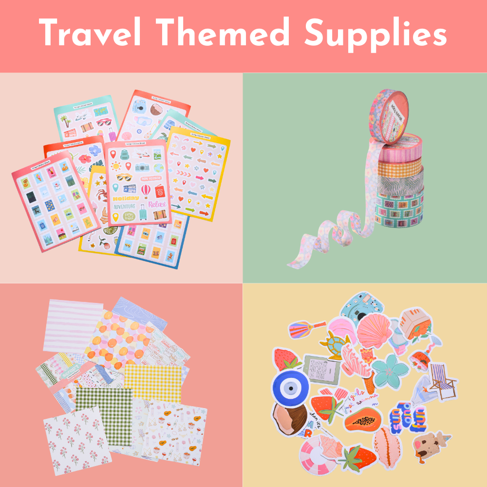 Travel Scrapbook Supplies Bundle